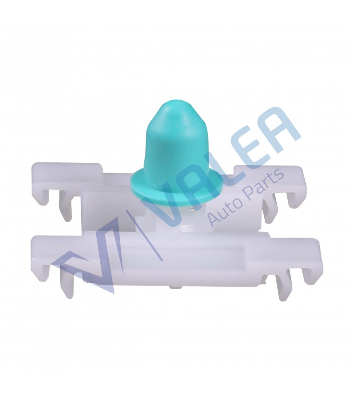 VCF1737 10 Pieces Side Moulding Clip White, Short, with pin for VW : 1H0853585