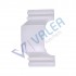 VCF1798 10 Pieces Side Moulding Clip, White for VW : 1H0853585A 