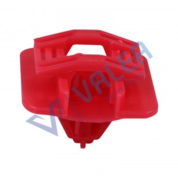 VCF2313 10 Pieces Side Moulding Clip for Renault Red Nylon