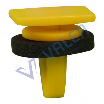 VCF87 10 Pieces Body Side Moulding Clip with Sealer, Yellow for Hyundai : 87756-4A000 